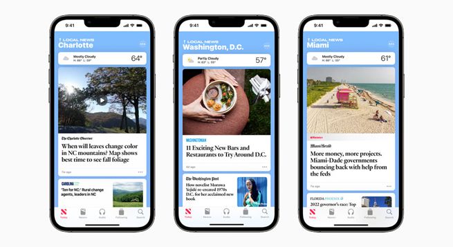 Apple News expands local news offerings in US