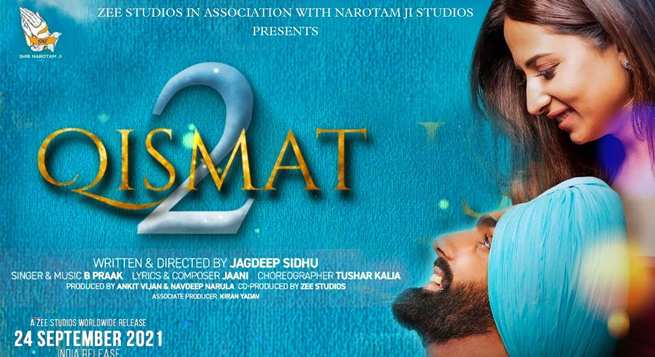 Punjabi film ‘Qismat 2’ to release on Zee5 on Oct 29