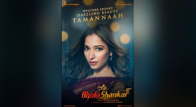 Tamannah Bhatia joins the team of ‘Bholaa Shankar’