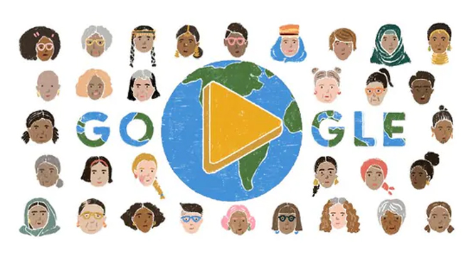 Google celebrates women’s day with a special doodle