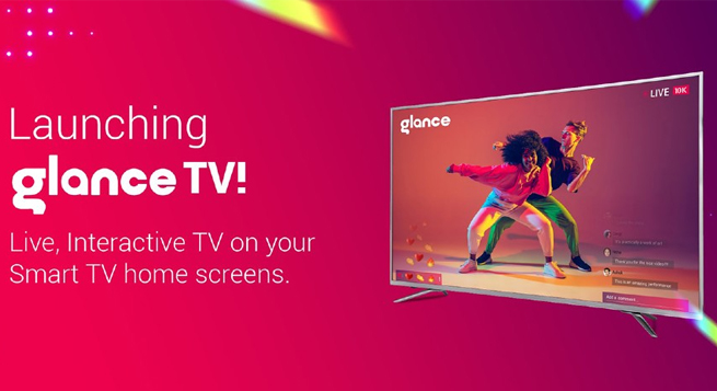 Glance launches live content platform in India