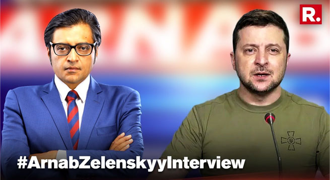 Republic’s Zelenskyy interview sees record digital traction with 600mn+ impressions