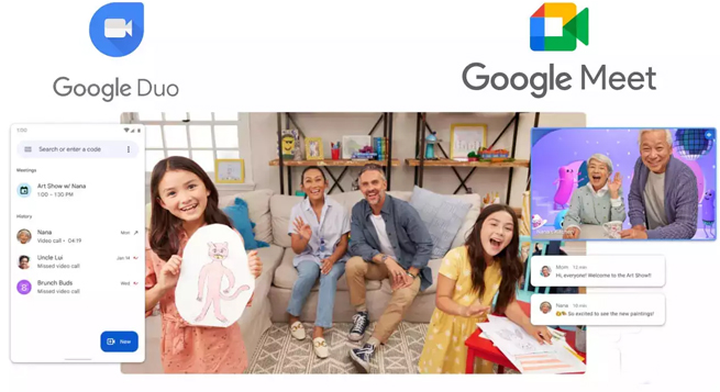 Google announces merger of Duo, Meet