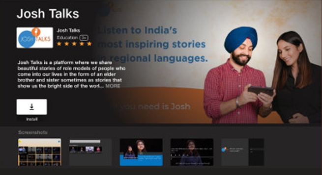 Josh Talks launches on Jio Platforms