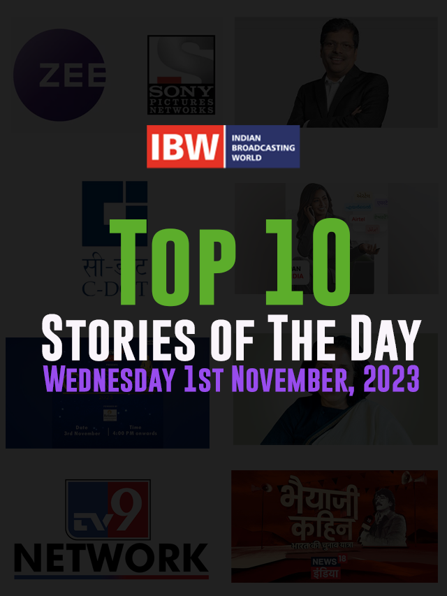 Top 10 Stories of The Day (Wednesday 1st November, 2023)