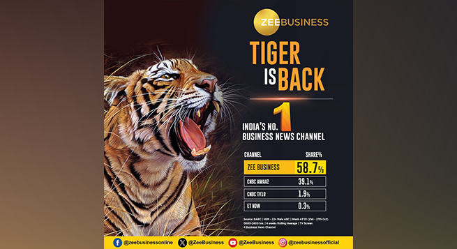 Zee Business takes pole position among biz channels