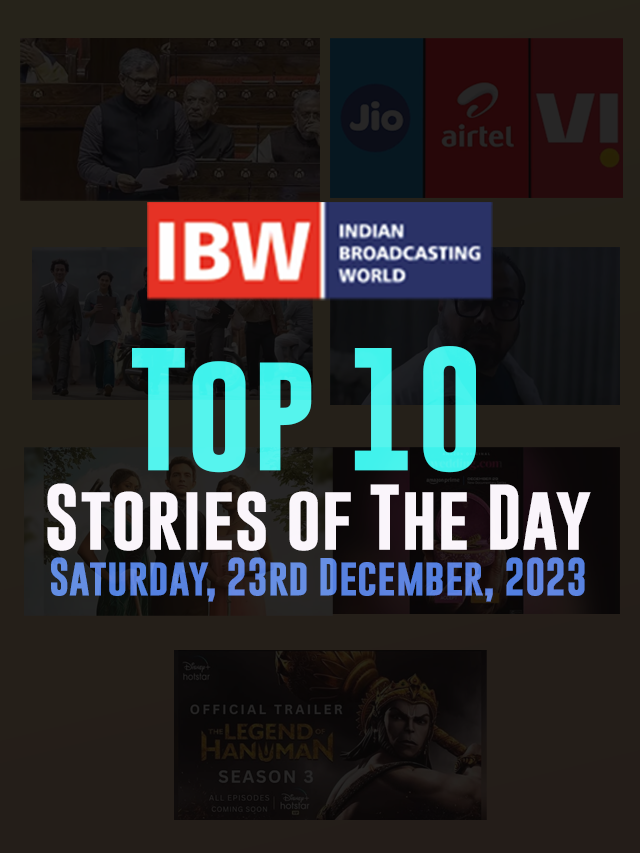 Top 10 Stories of The Day (Saturday, 23rd December, 2023)