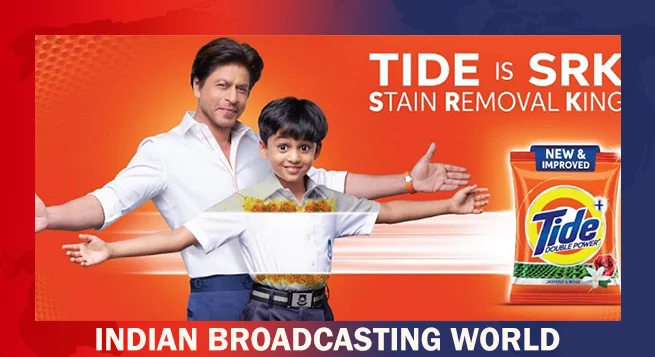 Detergent brand Tide ropes in SRK for new campaign