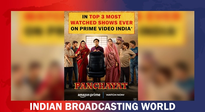 ‘Panchayat’ S3 ranks among the top 3 most-watched Indian originals on Prime Video