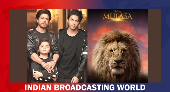 SRK, his sons to voice Hindi version of ‘Mufasa:The Lion King’