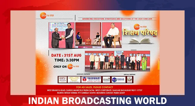 Zee 24 TAAS to air ‘Shikshan Parishad’ on Aug 31