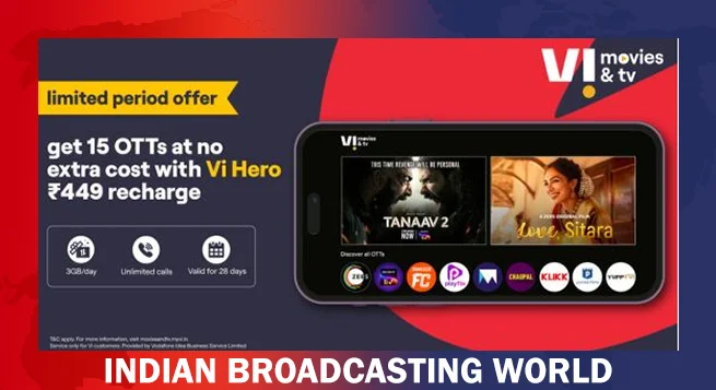 Vi Movies & TV strengthens with ‘Super Pack’ at Rs 175