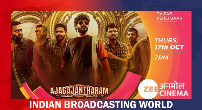 Zee Anmol Cinema to premiere ‘Ajagajantharam’ Oct 17