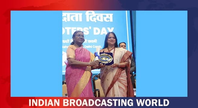 DD bags ECI Media Award for voter awareness campaign